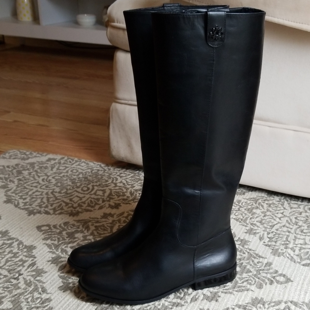 Jack Rogers leather Riding Boots Knee High size 8